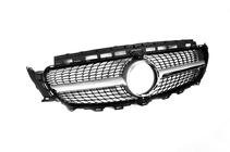 Mercedes E-klass W213 2016–2023 Frontgrill Diamond Silver (för Avantgarde/AMG-Line/E43 AMG/E53 AMG 2016-2020) Med plats för kamera foto 4