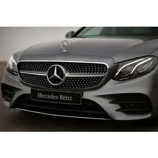 Frontgrill Diamond Silver (för Avantgarde/AMG-Line/E43 AMG/E53 AMG 2016-2020)