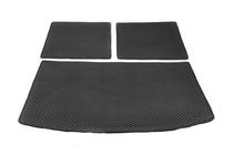 Audi Q7 2005–2015 Bagagerumsmatta, 3 delar (EVA, svart) (7-sits) foto 5