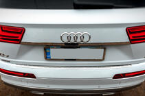 Audi Q7 2015–2026 Lastskydd bakre stötfångare Carmos (rostfritt stål) foto 4
