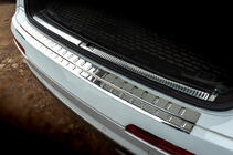 Audi Q7 2015–2026 Lastskydd bakre stötfångare Carmos (rostfritt stål) foto 1