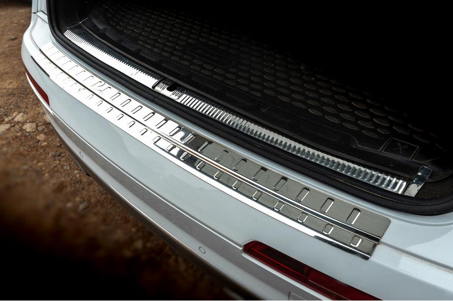 Audi Q7 2015–2026 Lastskydd bakre stötfångare Carmos (rostfritt stål) Image