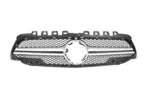 Mercedes A-class W177 2018– AMG Silver frontgrill (för 2018-2022) foto 2
