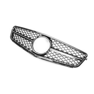 AMG Silver frontgrill Mercedes C-klass W204 2007–2015 foto 3