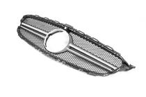Mercedes C-class W205 2014–2021 AMG Silver frontgrill (för Avantgarde/AMG-Line/C43 AMG) 2014-2018, utan kamera foto 6
