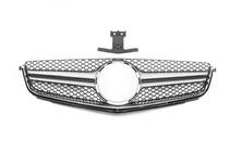 Mercedes C-klass W204 2007–2015 AMG Silver frontgrill (för C63) foto 3