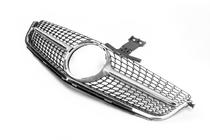 Mercedes C-klass W204 2007–2015 Frontgrill Diamond Silver (för C63) 2012-2015 foto 3