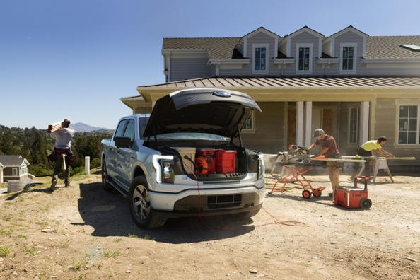 Ford presenterade en elektrisk version av pickupen F-150