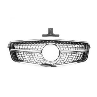 Frontgrill Diamond Silver (2009-2012) Mercedes E-сlass W212 2009–2016 foto 2