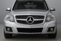 Mercedes GLK class X204 2008–2015 Frontgrill Diamond Silver (2009-2012) foto 1