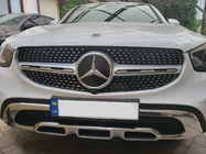 Mercedes GLC X253 2015–2022 Frontgrill Diamond Silver (för Base 2019-2022) foto 1
