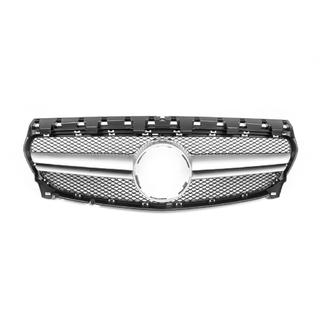 Frontgrill (2017-2019, AMG Silver) Mercedes CLA C117 2013–2019 foto 2