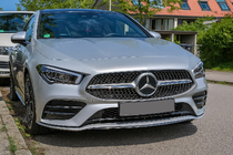 Mercedes CLA C118 2019– Frontgrill Diamond Silver (för 2019-2022) foto 1