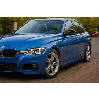 Sidokjolskåpor EuroCap (för M-Sport sidokjolar, svart högglans) BMW 3-serien F30/F31 2012–2019 foto 2