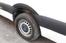 Mercedes Sprinter W907/W910 2018– Hjulhuslister (4 st, svarta) foto 9
