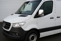Mercedes Sprinter W907/W910 2018– Kromade spegelkåpor (2 st, ABS) foto 1