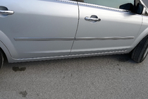 Ford C-Max 2004–2010 Dörrlister (4 st, rostfritt stål) Carmos - turkiskt stål foto 1
