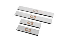 Citroen C-5 2008–2017 Instegslister Carmos V1 (4 st, rostfritt stål) foto 2