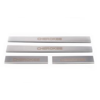 Instegslister Carmos V1 (4 st, rostfritt stål) Jeep Cherokee/Liberty 2007–2013 foto 2