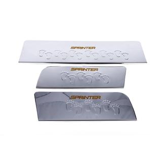 Invändiga instegslister Carmos V2 (3 st, rostfritt stål) Mercedes Sprinter W906 2006–2018 foto 2