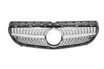 Mercedes B-class W246 2011–2018 Frontgrill Diamond Silver (2015-2018) foto 2