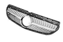 Mercedes B-class W246 2011–2018 Frontgrill Diamond Silver (2015-2018) foto 4