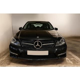 Främre grill Diamond Silver Mercedes C-klass W204 2007–2015 foto 3