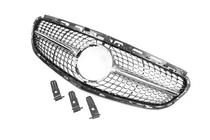Mercedes E-сlass W212 2009–2016 Frontgrill Diamond Silver (för Avantgarde och AMG-Line, 2013-2016) foto 8