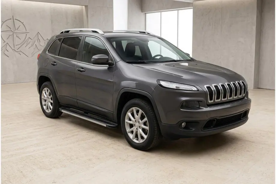 Jeep Cherokee KL 2013– Sidosteg Maya V1 (2 st, aluminium) Image