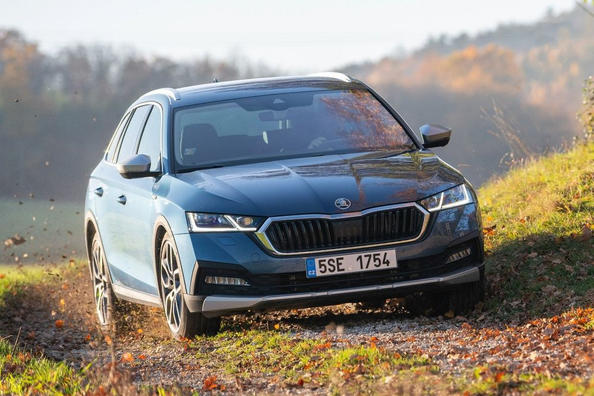 Test av den terränggående kombin Skoda Octavia Scout