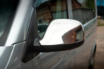 Volkswagen T6 2015–2024 Krom spegelkåpor (2 st, rostfritt stål) OmsaLine – italienskt rostfritt stål foto 3