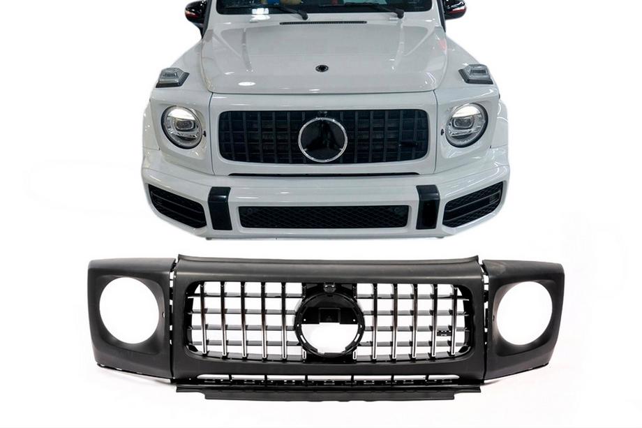 Mercedes G-Class W463 2018–2024 Grill och strålkastarramar till G63 Foto 1