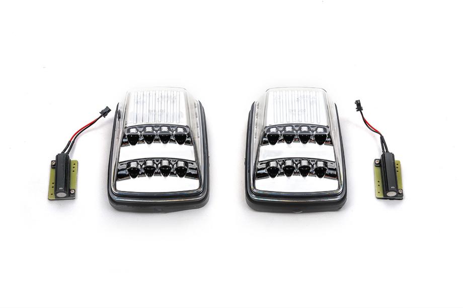 Mercedes G class W463 1990–2018 Sidoblinkers White Design (2 st) Foto 2