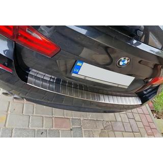 Lastskydd bakre stötfångare Carmos (SW, rostfritt stål) BMW 5-serien F10/F11 2010–2016 foto 1