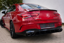 Mercedes CLA C118 2019– Bakre diffuser med avgasändrör (CLA45-design) foto 3
