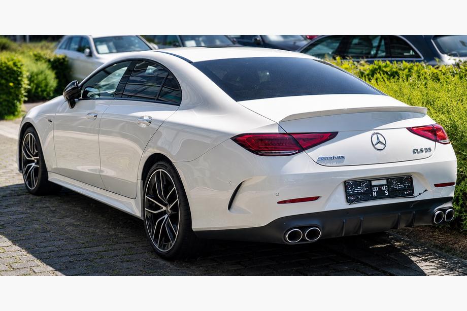 Mercedes CLS C257 2018– Bakre diffusor med avgasändrör (GT53-design) Image
