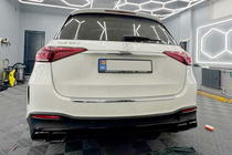 Mercedes GLE W167 2018– Bakre diffuser med avgasutblås GLE63 Black (2018-2026) foto 4