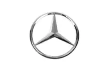 Mercedes T1 (207-410) 1977–1995 Främre emblem (175 mm) foto 2