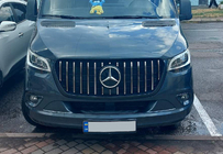 Mercedes Sprinter W907/W910 2018– Frontgrill Panamericana GT Chrome Premium V1 foto 7