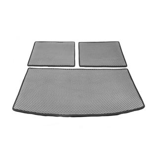 Bagagerumsmatta, 3 delar (EVA, grå) (7-sits) Audi Q7 2005–2015 foto 1