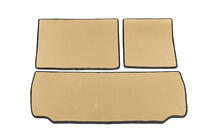 Toyota Sequoia 2007–2022 Bagagerumsmattor (EVA, beige) foto 1