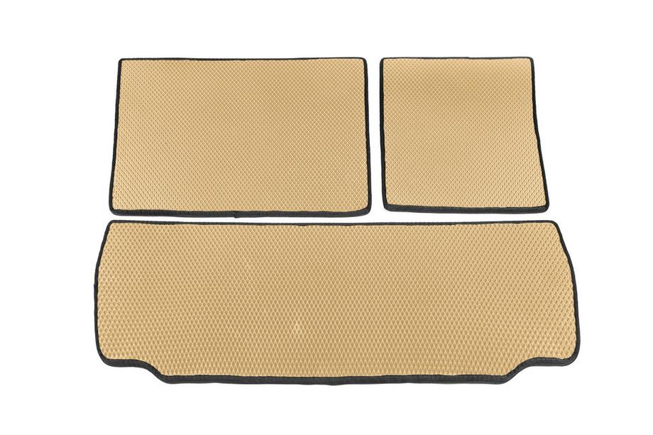 Toyota Sequoia 2007–2022 Bagagerumsmattor (EVA, beige) Image