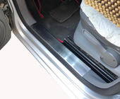 Volkswagen Caddy 2004–2010 Invändiga instegsskydd (utan text, rostfritt stål) 3 st foto 2