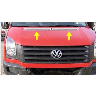 Motorhuvlist (2 st, rostfritt stål) Volkswagen Crafter 2006–2016 foto 1