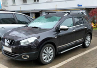 Nissan Qashqai 2010–2014 Carmos dörrlister (4 st, rostfritt stål) Carmos, Standardbas foto 3
