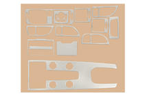 Volvo V50 2004–2012 Instrumentpanelskydd Svart foto 5