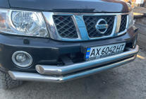 Nissan Patrol Y61 1997–2011 Främre stötfångare komplett begagnad (2004-2008) foto 2