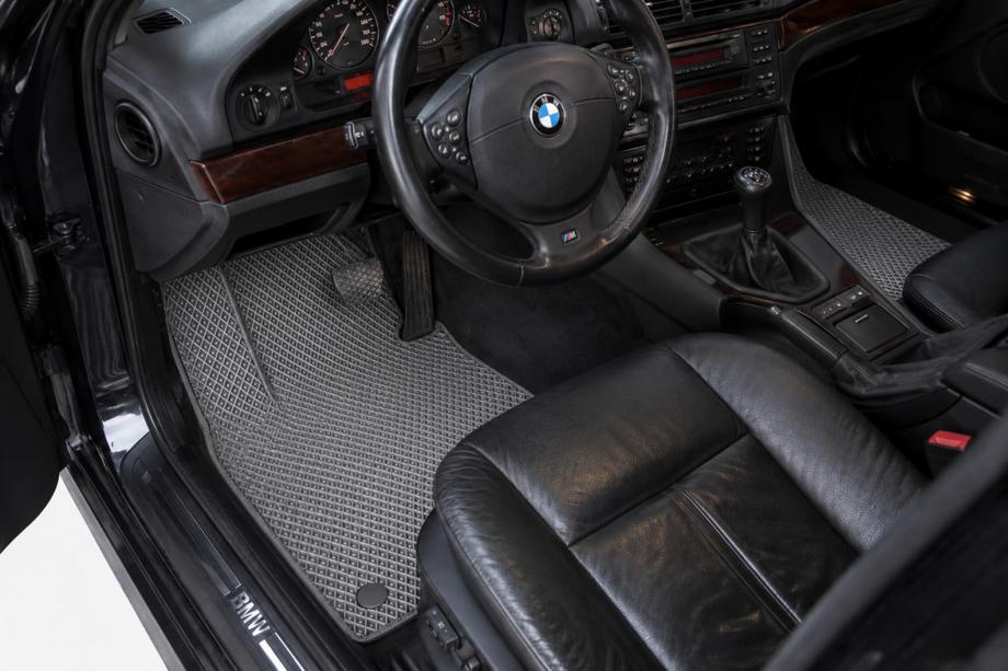 BMW 5-serie E39 1996–2003 EVA-bilmattor (grå) Image