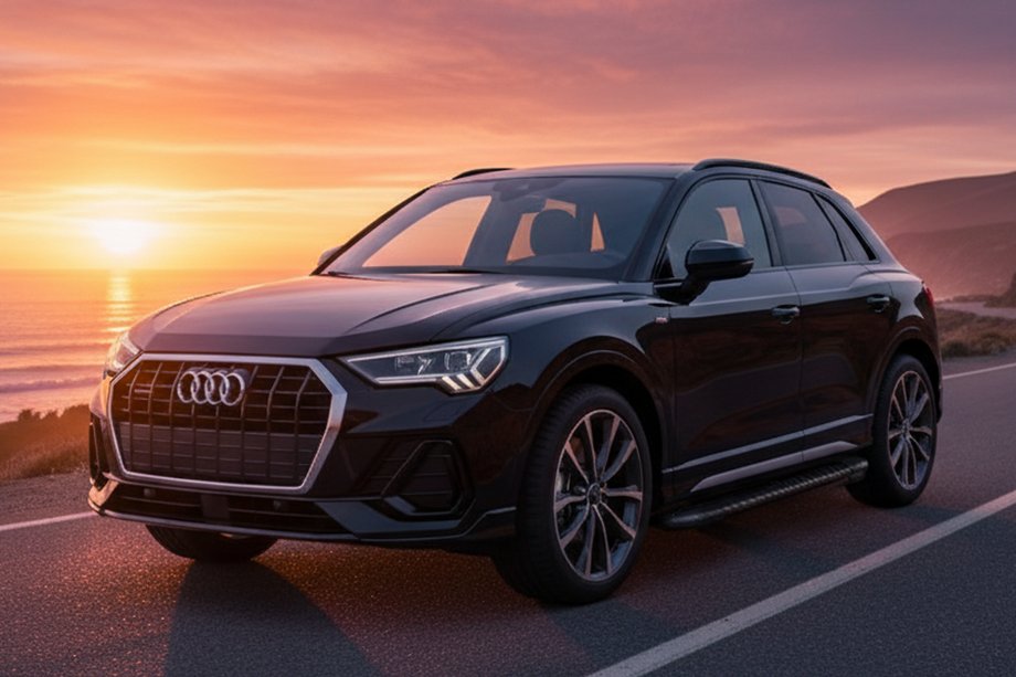Audi Q3 2019–2025 Sidosteg Bosphore Black (2 st, aluminium) Image