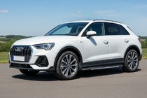 Audi Q3 2019–2025 Sidotrösklar Bosphore Grey (2 st, aluminium) foto 1